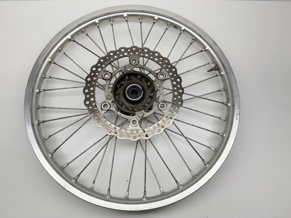 2008 Kawasaki KLX450R KLX450 21x1.6" OEM Front Wheel Hub Rim - Image 3 of 4