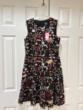 Vince Camuto dress floral cocktail, sleeveless VC9M9695 Brand New size 6
