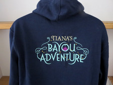 NEW WALT DISNEY IMAGINEERING EXCLUSIVE TIANA'S BAYOU ADVENTURE HOODY BLACK LARGE