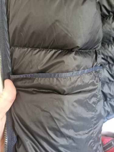 M&S Down Gilet 3xl 50 Chest Black Gorpcore Feather Puffer Gilet - Picture 11 of 13