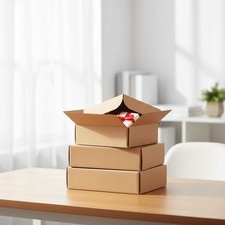Elegant 7x5x2 Inch Brown Mailer Boxes - Bulk 25 Pack for Small Business