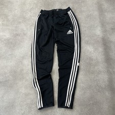 Adidas Track Pants Mens Small Climacool Three Stripe Joggers, Black