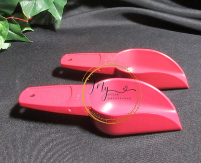 Tupperware Vtg Style Handy Scoop with Handle Gadget 1/4 Cup Set 2