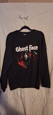 Ghost Face Sweatshirt Size XL Spirit Halloween Scream Mask Slasher Black