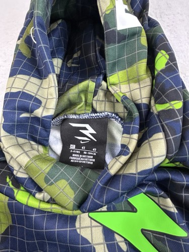 Nike 3Brand Boys Multicolor Camo Combat Performance Pullover Hoodie Size 4T New - Picture 2 of 6