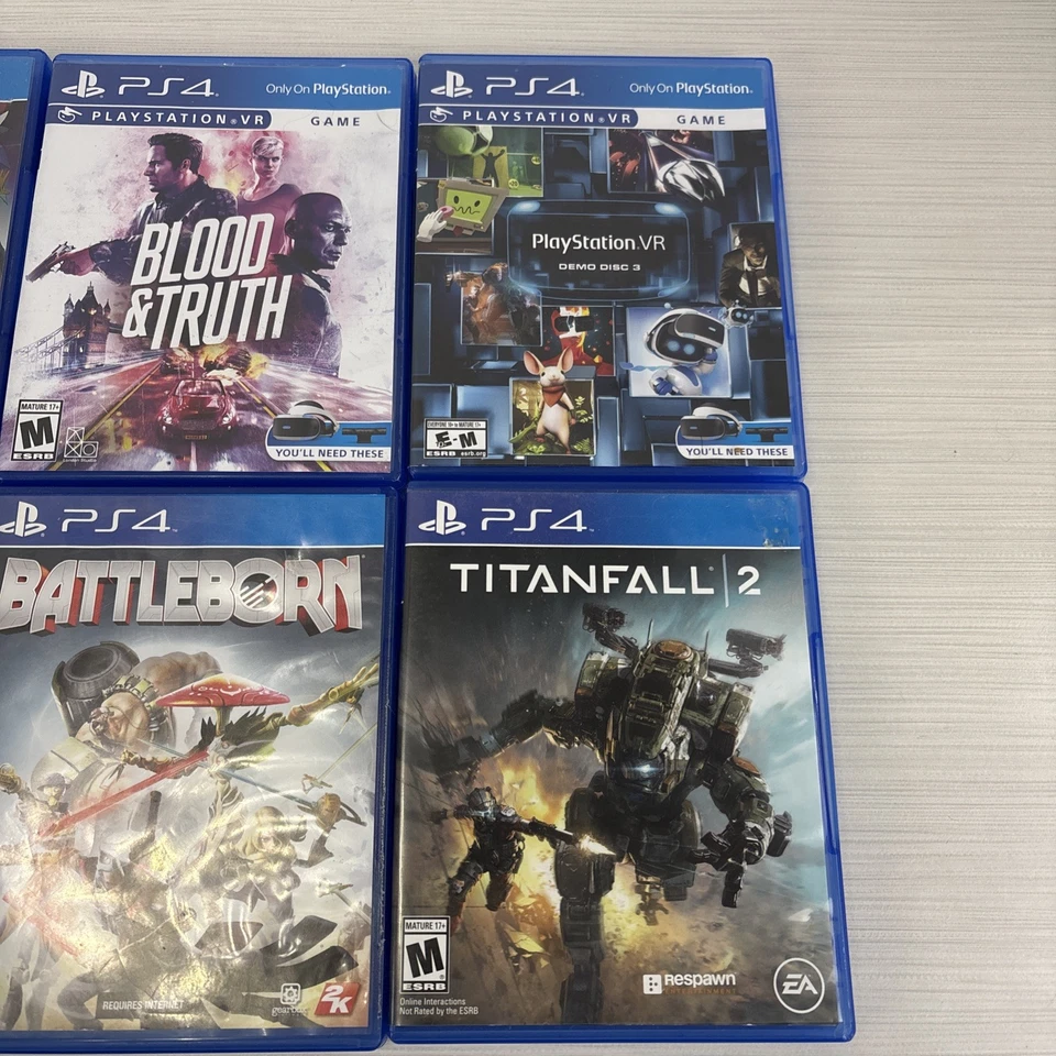 Lot Of 6 PlayStation 4 PS4 Games Blood & Truth Naruto Titanfall 2 Battlefront - Image 4 of 4
