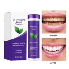 30pcs Breath Freshening Toothpaste Tablets Long-Lasting Anti-Cavity Portabl F9X3