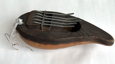 Gourd Wood 5 Five Key Mbira Kalimba Thumb Piano Resonator Polynesian African