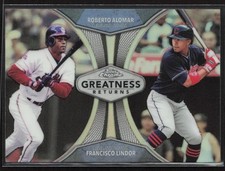 2019 Topps #GR-13 Roberto Alomar / Francisco Lindor Greatness Returns