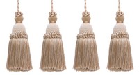 "DéCopro 5 \" SchlüSsel Quaste,Stil # Iktj ,Farbe #4001 - Weiß Sands [ Set Von 4]"