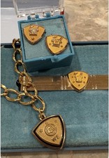 Vintage Western Electric Gold Service Awards Lot- 50-Year Bell System Collection