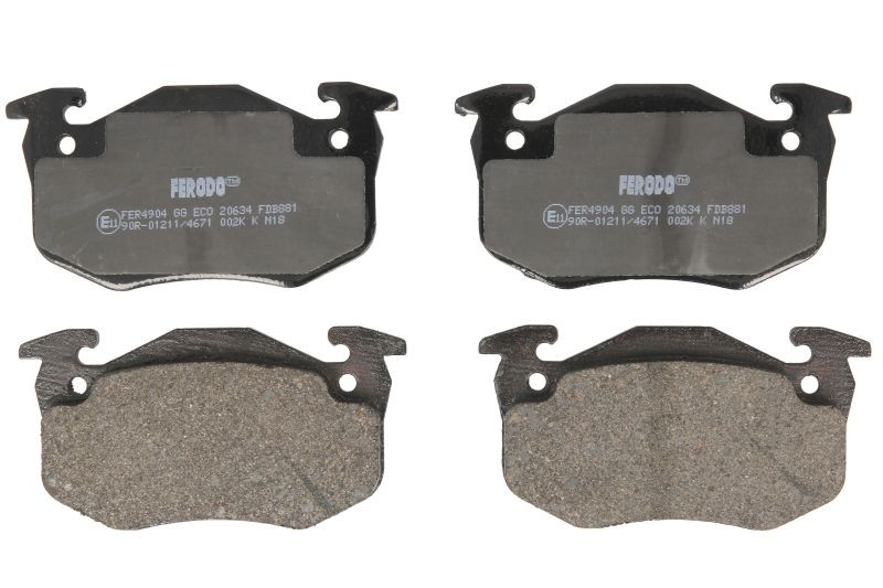Ferodo Bremsbelagsatz, Scheibenbremse [Hersteller-Nr. FDB881] für Peugeot, Renault - Bild 4