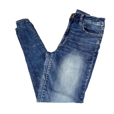 Y2K American Eagle Women s Size 8 Hi Rise Jegging Jeans Dark Wash Stretch 0805