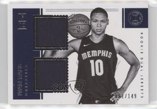 2017-18 Panini Encased Dual Rookie Jerseys 61/149 Ivan Rabb #DR-IR 2sq