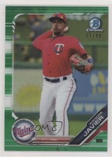 2019 Bowman Chrome Prospects Green Refractor 11/99 Wander Javier #BCP-206 0c6