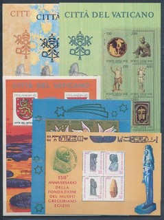 XE75406 Fogli tematici misti Vaticano XXL MNH