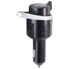 Scosche USB-C and Type-A Wireless Hands-Free Car Kit - Black BTFMPD3SR-SP 