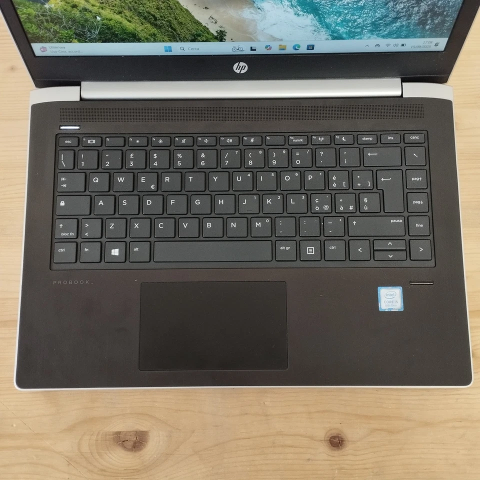 HP Probook 440 G5 PC Portatile Core I5-8250U 8GB Ram SSD 240GB Windows 11 PRO - Immagine 4 di 4