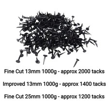 UPHOLSTERY CARPET TACKS PINS NAILS Fine Cut & Improved Sizes 13mm and 25mm