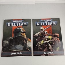 Lot 2 Books Warhammer 40k Kill Team: Octarius Rules Book  Core Book Nice New