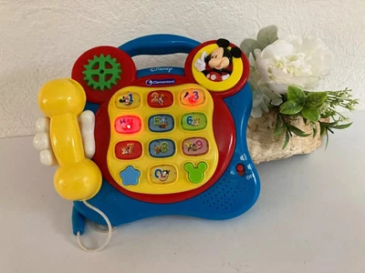 7 ⚜️ Jouet Téléphone Mickey Disney Clementoni Éducatif Sons et Lumières - Photo 1/4