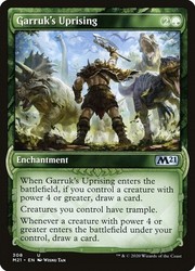 Garruk's Uprising (Showcase) 308 - Foil - Core Set 2021 M21