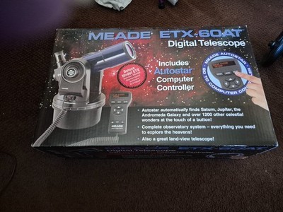 【新品未使用】MEADE  ETX-60AT コンピュータ制御自動導入天体望遠鏡 Meade ETX-60AT Digital Telescope w/ Autostar Computer Controller