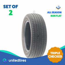 Set Of 2 Used 23560r18 Bridgestone Alenza As 02 Rft 103h - 732