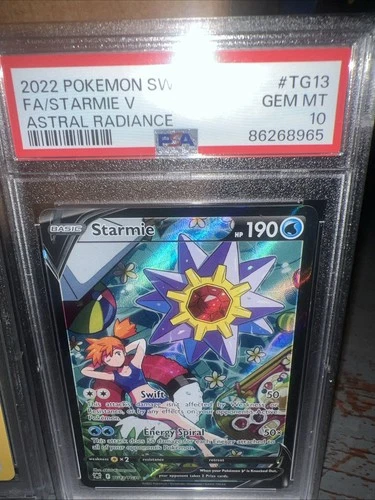 PSA 10 Starmie V Astral Radiance Pokemon Card Trainer Gallery TG13/TG30 2022