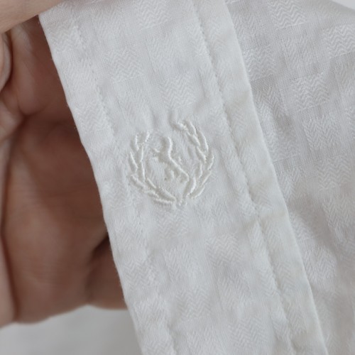 Bugatchi Uomo Shirt Mens XXL White Textured Cotton Button Up Long Sleeve - Picture 13 of 16