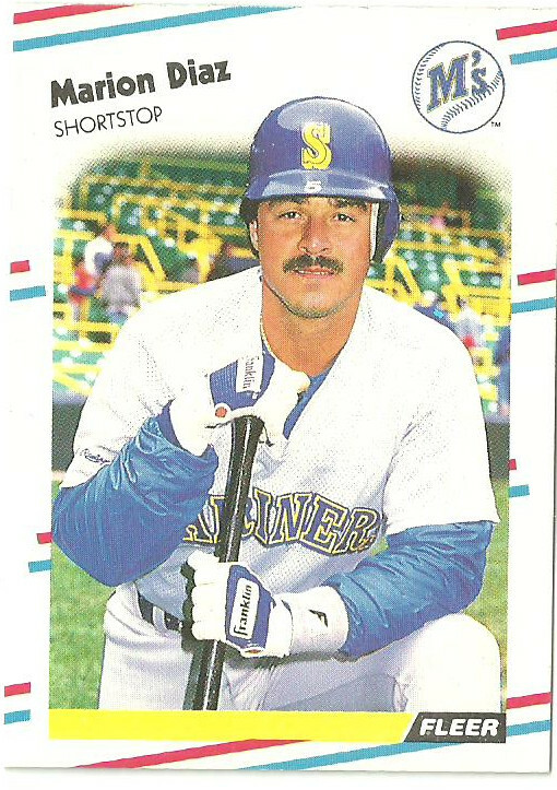 MARION DIAZ SEATTLE MARINERS #U59 - FLEER NM-MT 1988 | eBay