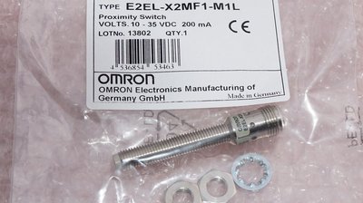 OMRON Induktiver Sensor  Typ E2EL-X2MF1-M1L  10-35 VDC Sn 2mm OVP  NEU