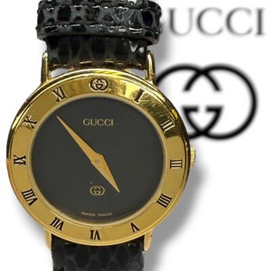 Authentic Gucci 3000L Swiss Gold Plated Ladies Watch – Box, Papers, Warranty Card