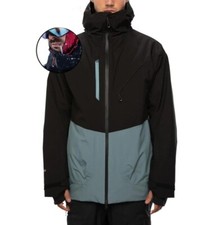 686 Men's HYDRASTASH RESERVE Insulated Snow Jacket - BlackClrblk - Small - NWT
