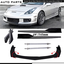 Front Bumper Lip Spoiler Splitter Side Skirt Strut Rod For Toyota Celica 2000-05