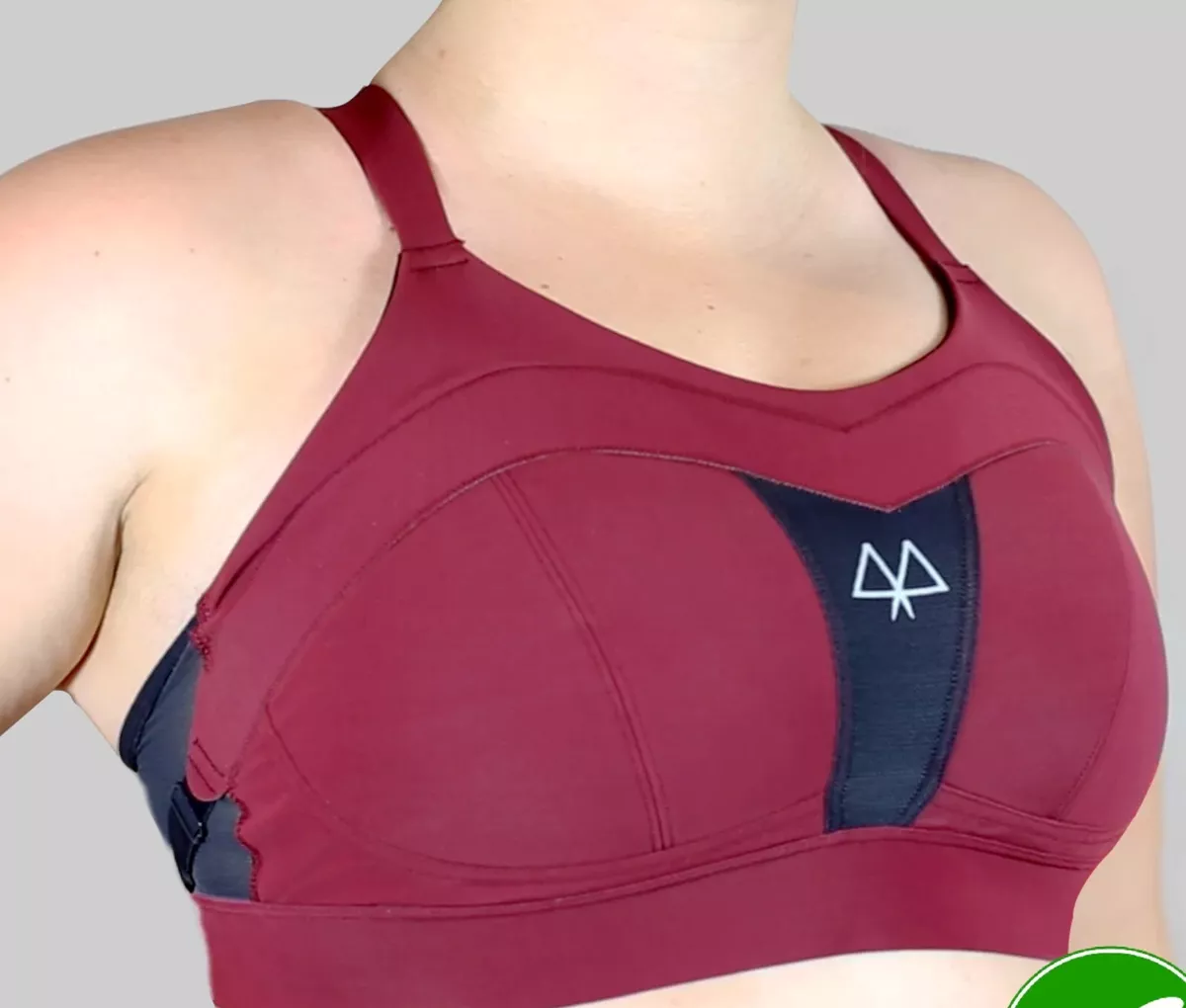 Maaree Sports Bra Solidarity Size 38FF Non Wired Maximum Support