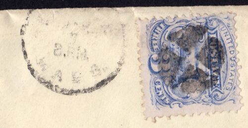 Scott #114 Locomotive on Cover Sideways - Picture 2 of 2