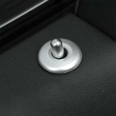 For 2019-2020 Cadillac XT6 ABS Silver Inner Door Bolt Lock Down