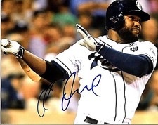 Abraham Almonte San Diego Padres Signed 8x10 Photo LOM COA (PH1438)
