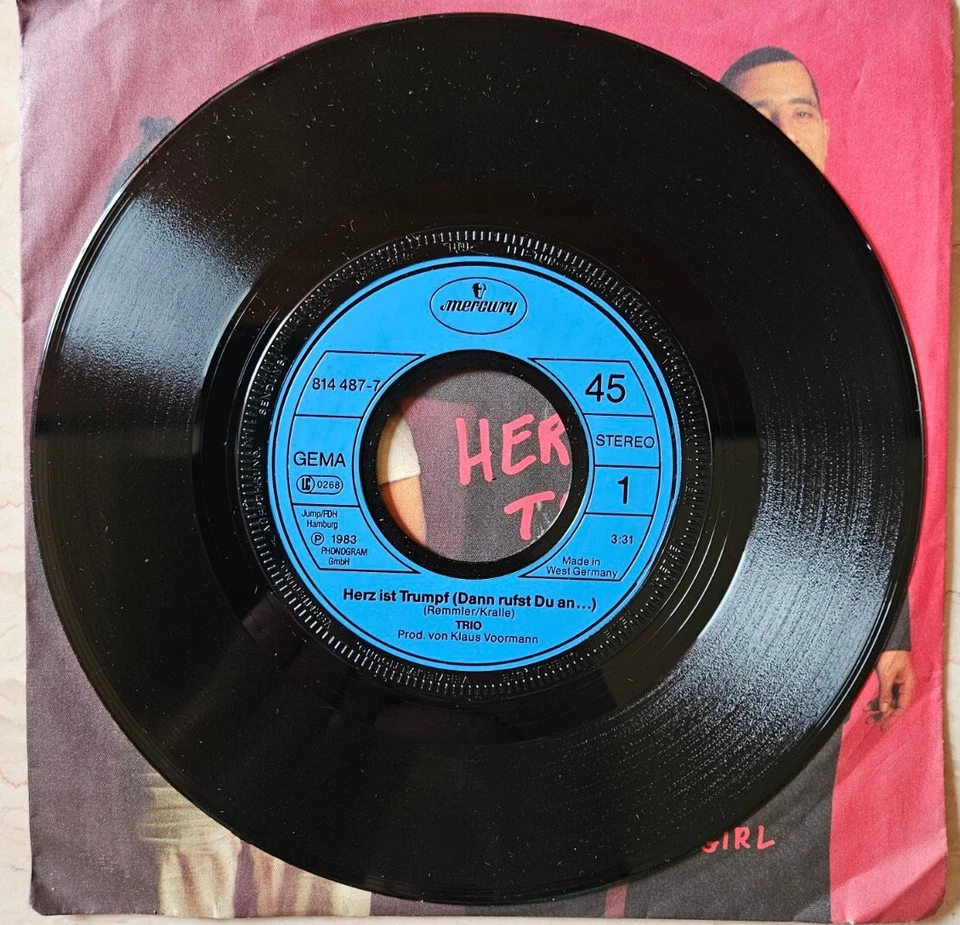 Trio - Herz Ist Trumpf - Single  - 1983 - Mercury - Bild 3 von 3