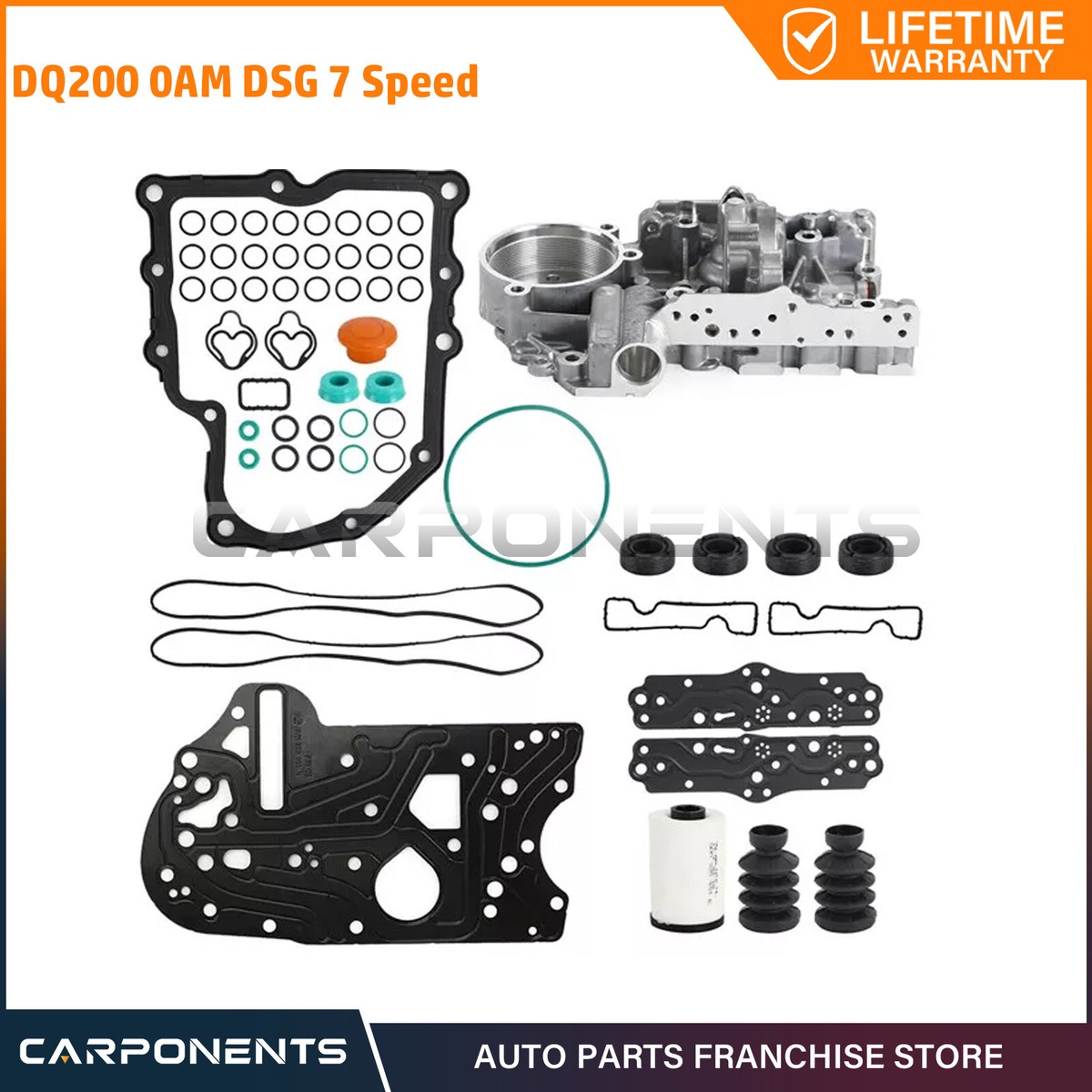 KITRONIC reparatieset drukaccumulator DQ200 voor DSG, mechatronische transmissie met medische koppeling 7 versnellingen 0AM | Met montagetas, verpakking & 1L Volkswagen mechatronische olie KITRONIC reparatieset drukaccumulator DQ200 voor DSG, mechatronische transmissie met medische koppeling 7 versnellingen 0AM | Met montagetas, verpakking & 1L Volkswagen mechatronische olie