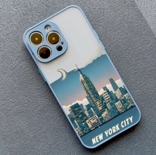 Famous Cities Shockproof Silicone iPhone 17 16 15 14 Pro Max Plus Protect Case