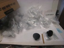 Goldenwarm 20 Pack Single Hole BLACK Cabinet Knobs Pulls Door Cupboards Drawer