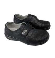 Alegria Womens Joleen Black Tooled Professional Leather Loafer JOL-480 US 7-7.5