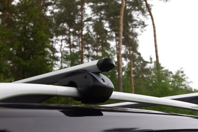 Barres De Toit Turtle En Aluminium Argent Pour BMW X5 E70 (2008-2013) - Support 75 Kg - Neuf