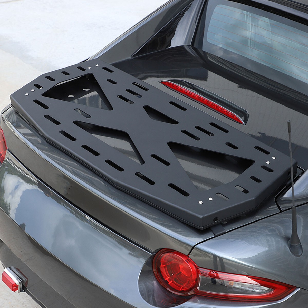 Alloy Tailgate Basket Rear Luggage Cargo Rack Basket For Mazda MX