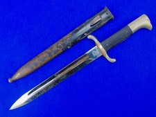 Original German WW2 Eickhorn Solingen Fireman Bayonet Scabbard