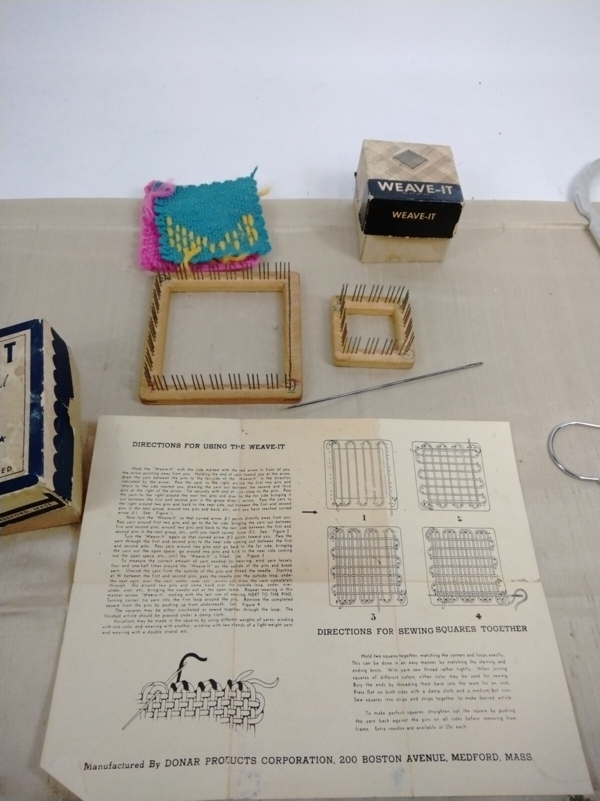 Great WeaveIt Looms Set Of 2 Vintage Extras Original