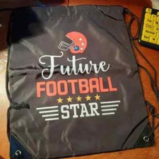 NEW IN BAG ! Back Bag of Future Football Star MultiColor