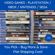 PlayStation Xbox Nintendo Sega Video Games PS2 PS3 PS4 Wii **You Pick - READ**